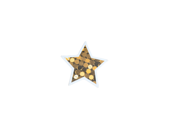 Gold Sequin Star