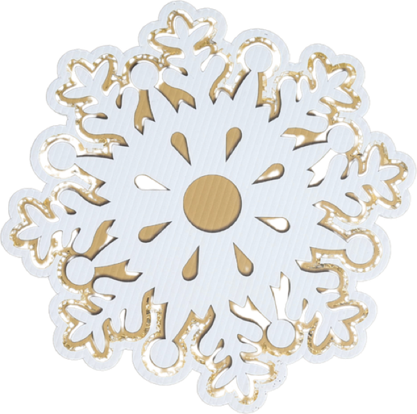 Gold Snowflake