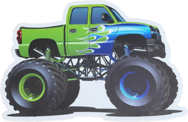 Green Monster Truck