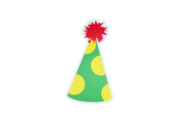 Green Polka Dot Party Hat
