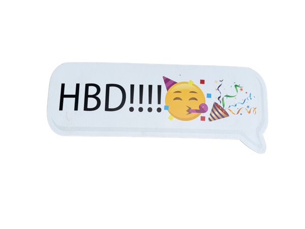 HBD Text Bubble