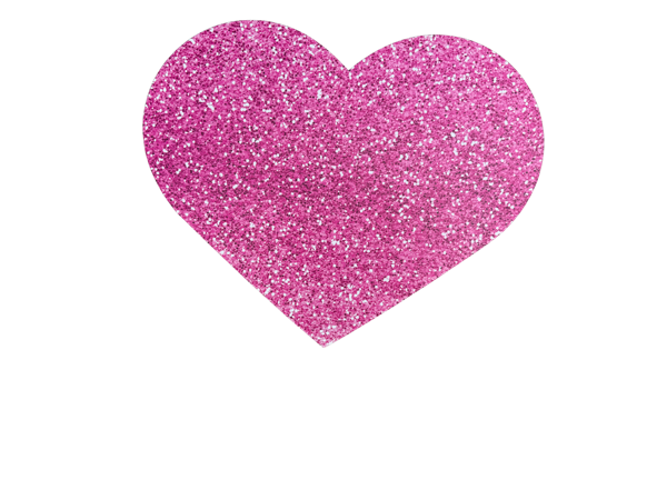 Pink Glitter Heart